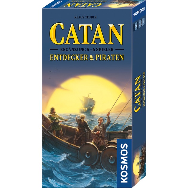 Image of Alternate - CATAN - Entdecker & Piraten Ergänzung für 5-6 Spieler, Brettspiel online einkaufen bei Alternate