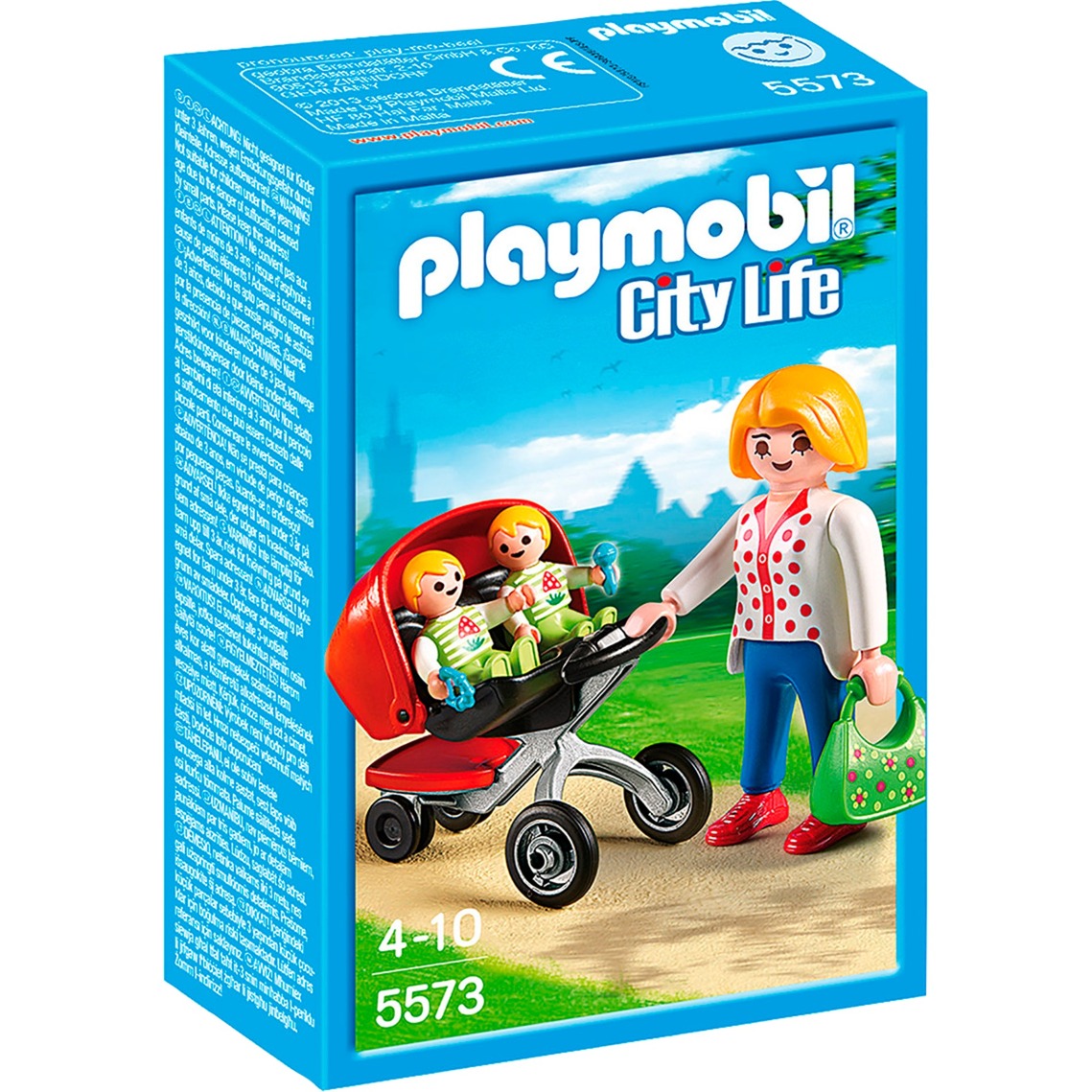 Image of Alternate - 5573 Zwillingskinderwagen, Konstruktionsspielzeug online einkaufen bei Alternate