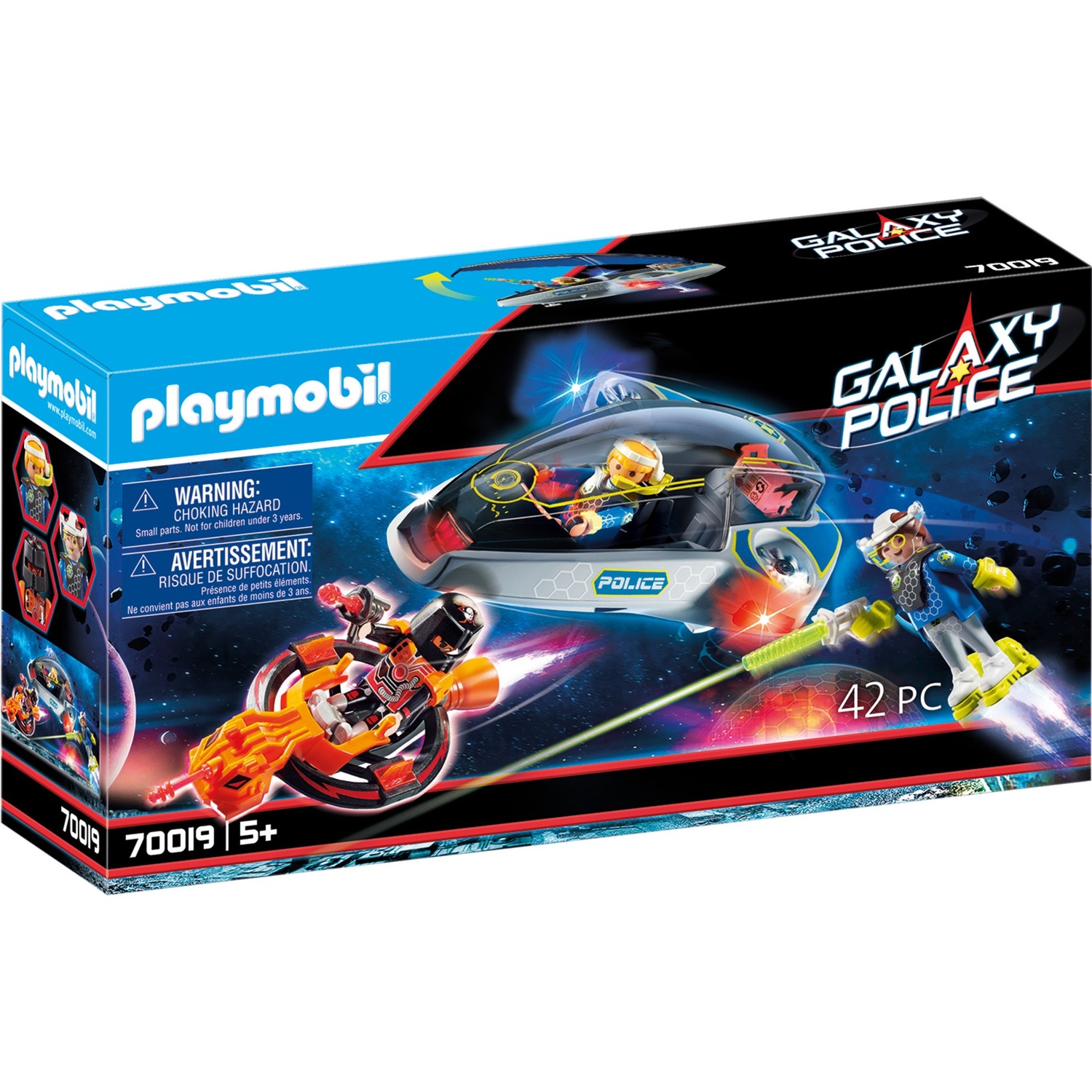 Image of Alternate - 70019 Galaxy Police-Glider, Konstruktionsspielzeug online einkaufen bei Alternate