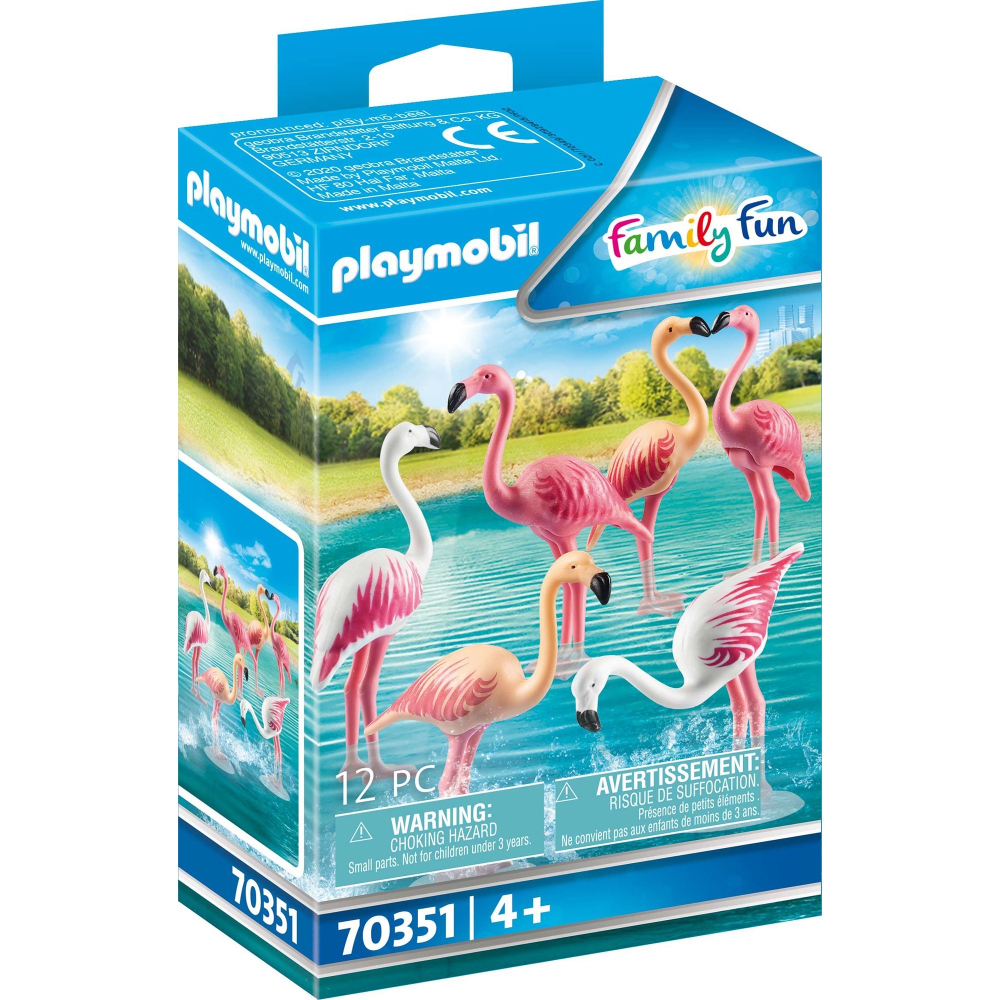 Image of Alternate - 70351 Flamingoschwarm, Konstruktionsspielzeug online einkaufen bei Alternate