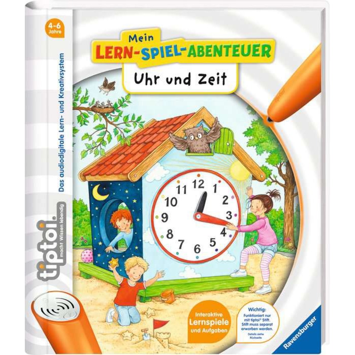 Image of Alternate - tiptoi Mein Lernspiel-Abenteuer Uhr und Zeit, Lernbuch online einkaufen bei Alternate