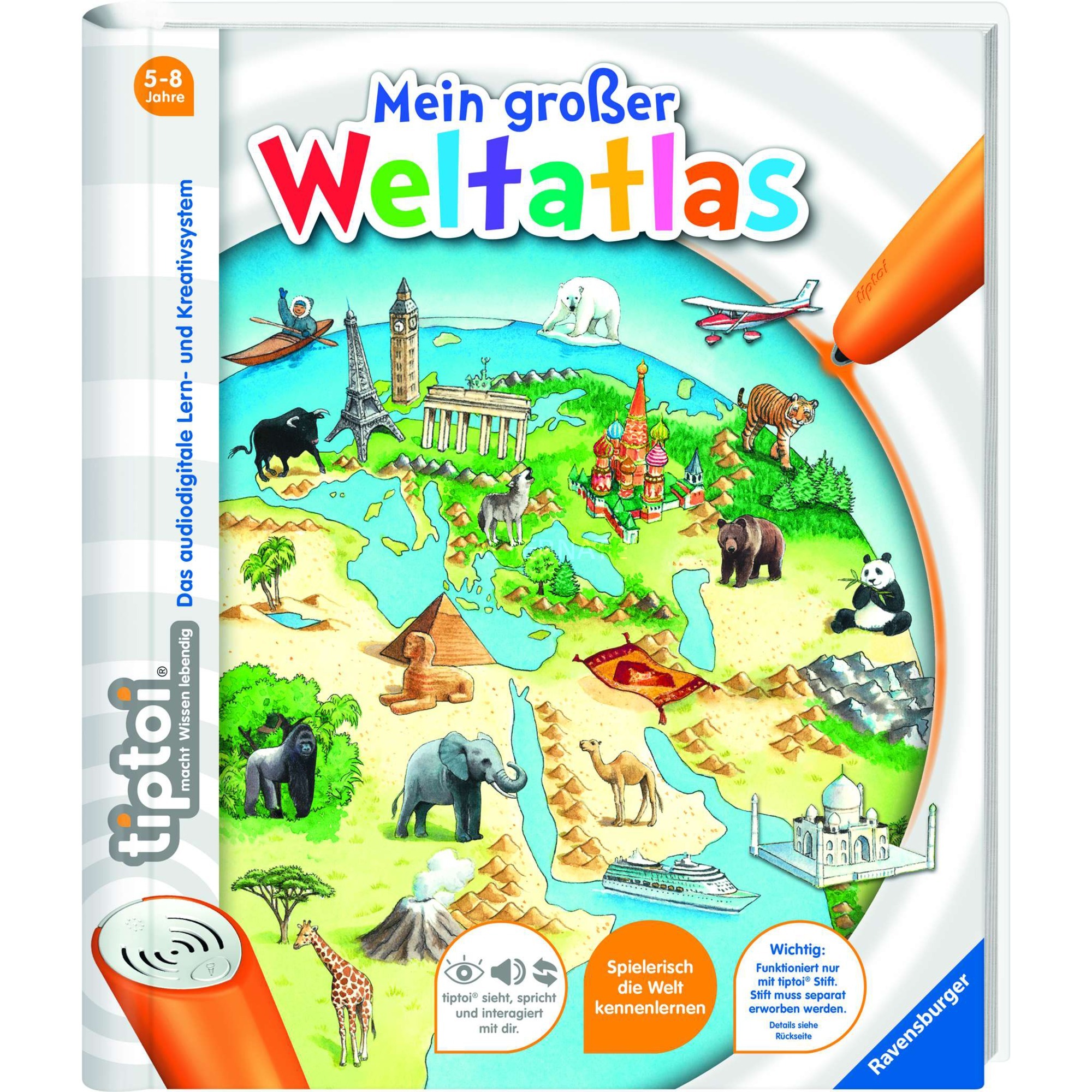 Image of Alternate - tiptoi Mein großer Weltatlas, Lernbuch online einkaufen bei Alternate