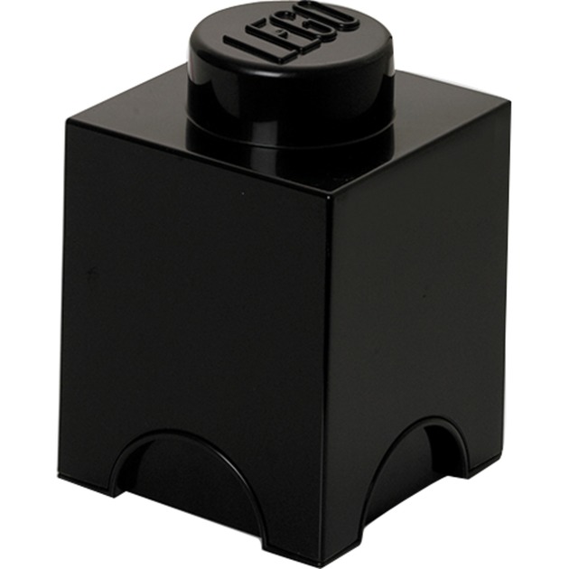 Image of Alternate - LEGO Storage Brick 1 schwarz, Aufbewahrungsbox online einkaufen bei Alternate