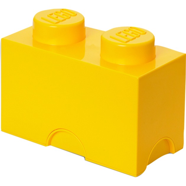 Image of Alternate - LEGO Storage Brick 2 gelb, Aufbewahrungsbox online einkaufen bei Alternate