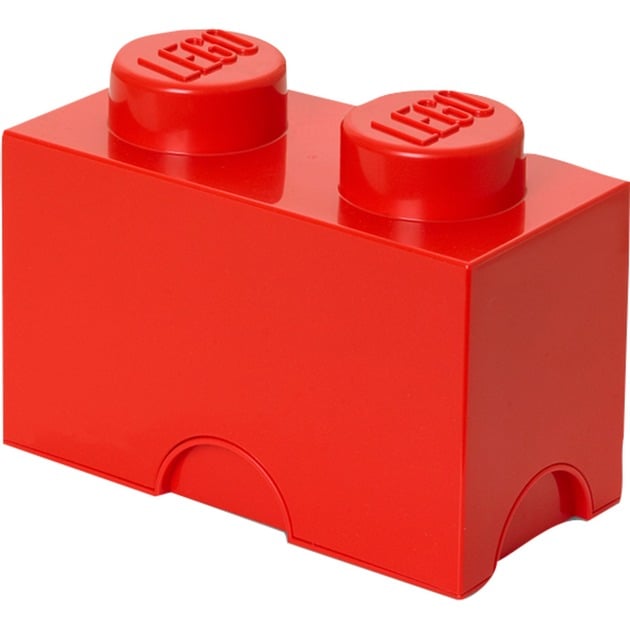Image of Alternate - LEGO Storage Brick 2 rot, Aufbewahrungsbox online einkaufen bei Alternate