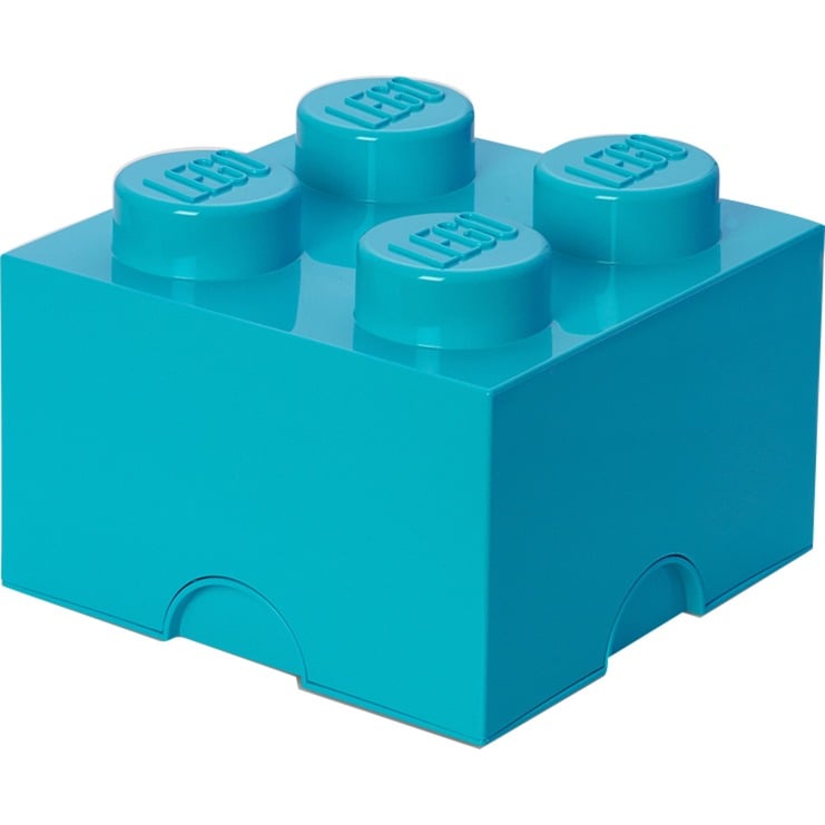 Image of Alternate - LEGO Storage Brick 4 azur, Aufbewahrungsbox online einkaufen bei Alternate