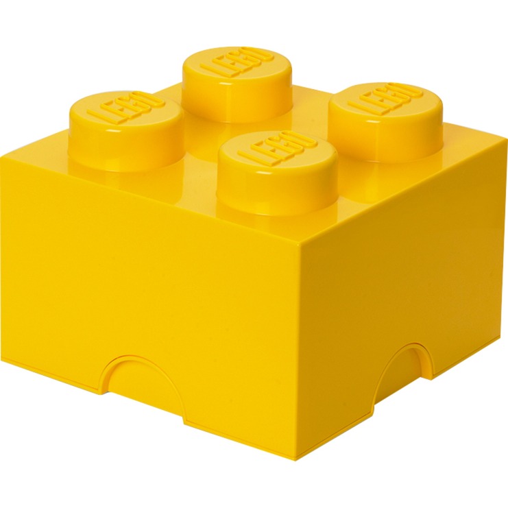Image of Alternate - LEGO Storage Brick 4 gelb, Aufbewahrungsbox online einkaufen bei Alternate