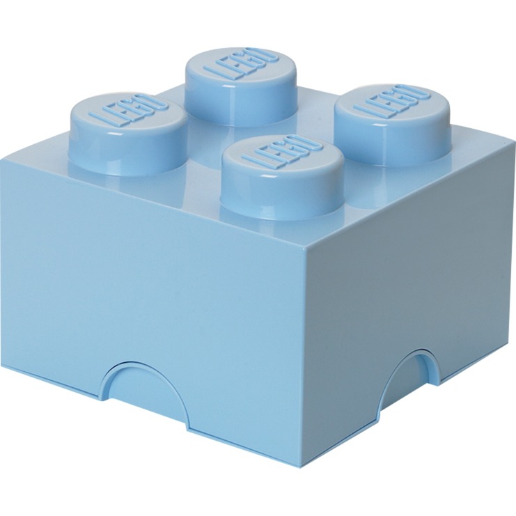 Image of Alternate - LEGO Storage Brick 4 hellblau, Aufbewahrungsbox online einkaufen bei Alternate