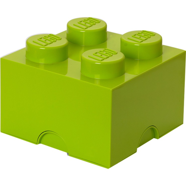 Image of Alternate - LEGO Storage Brick 4 hellgrün, Aufbewahrungsbox online einkaufen bei Alternate