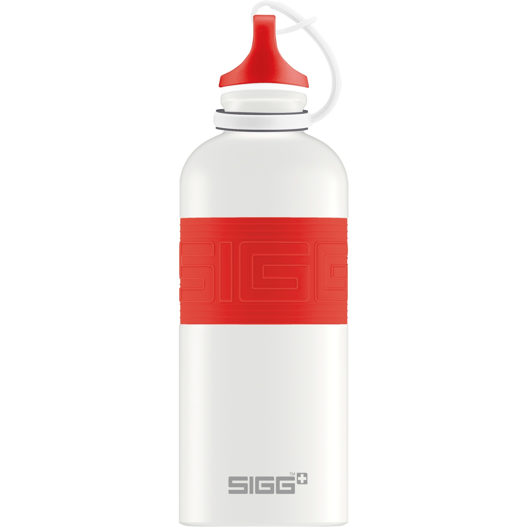 Image of Alternate - Alu CYD Pure White Red 0,6 Liter, Trinkflasche online einkaufen bei Alternate