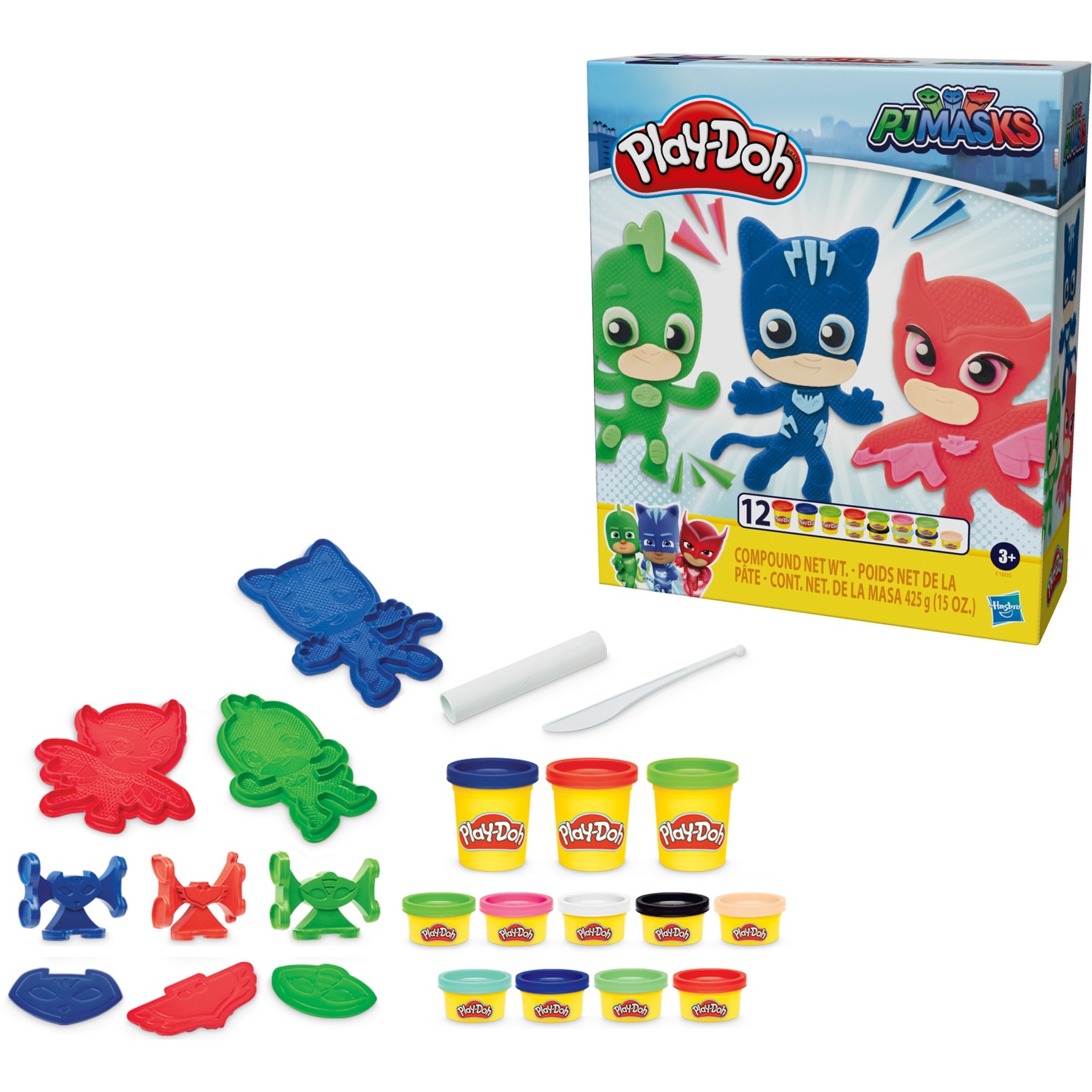 Image of Alternate - Play-Doh PJ Masks Helden-Knetset, Kneten online einkaufen bei Alternate