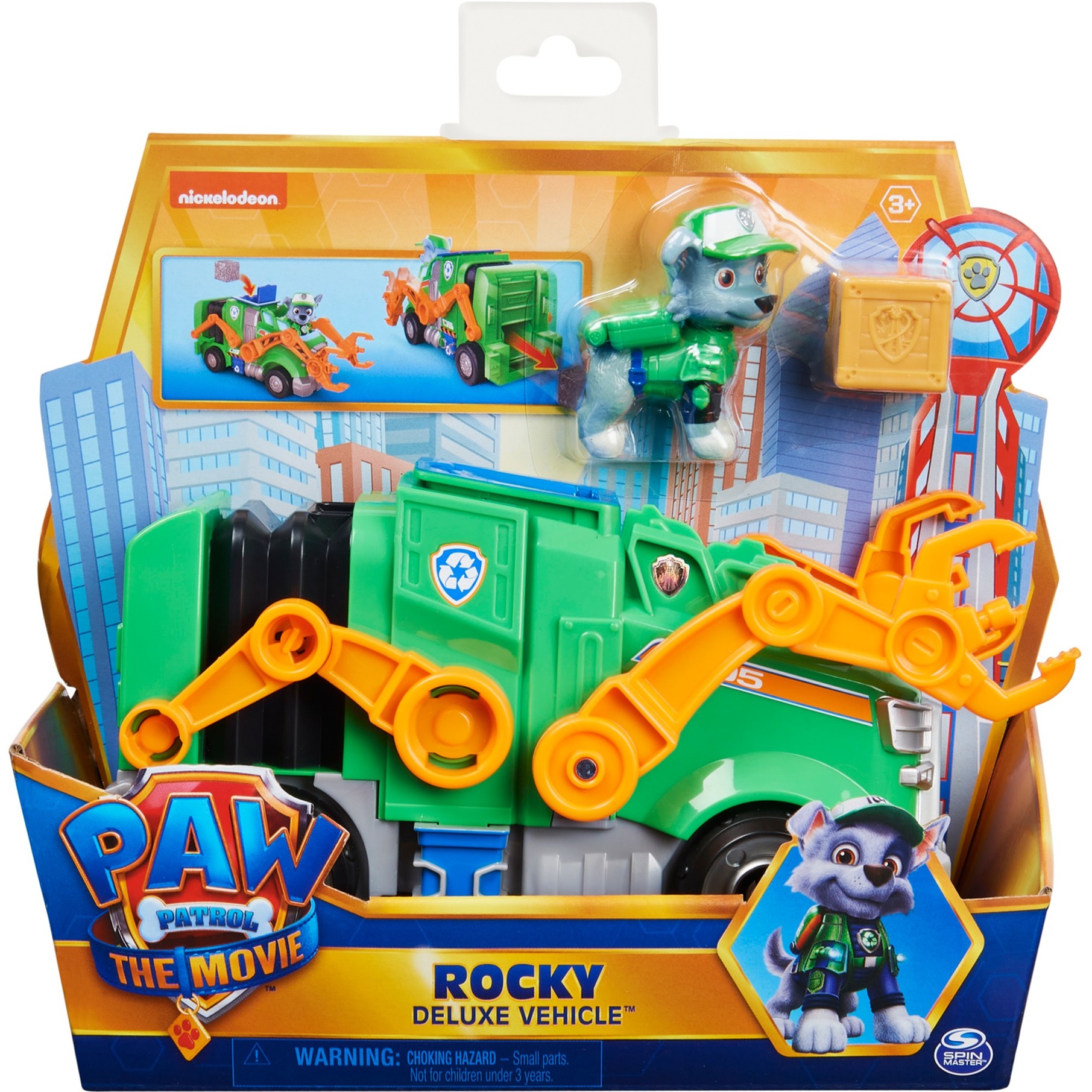 Image of Alternate - Paw Patrol Movie Rockys verwandelbares Deluxe-Recycling-Truck, Modellfahrzeug online einkaufen bei Alternate