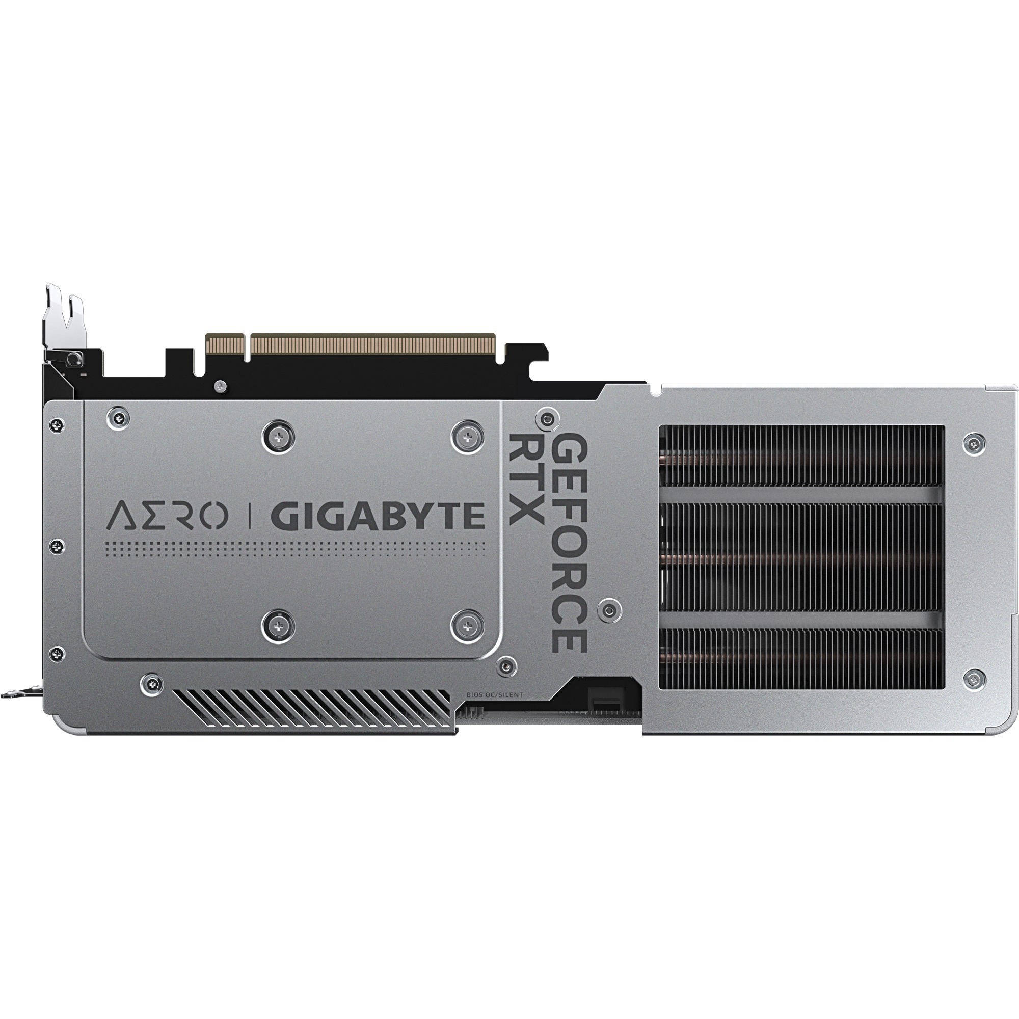 GIGABYTE GeForce RTX 4060 Ti AERO OC 16G, Grafikkarte weiß/silber, DLSS ...