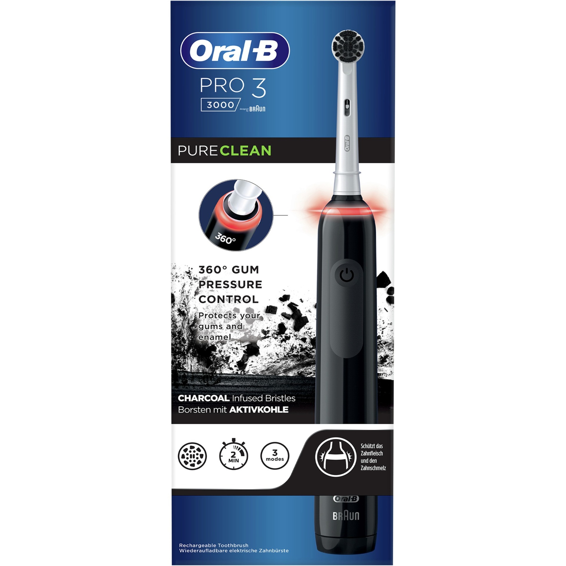 Image of Alternate - Oral-B Pro 3 3000 Pure Clean, Elektrische Zahnbürste online einkaufen bei Alternate