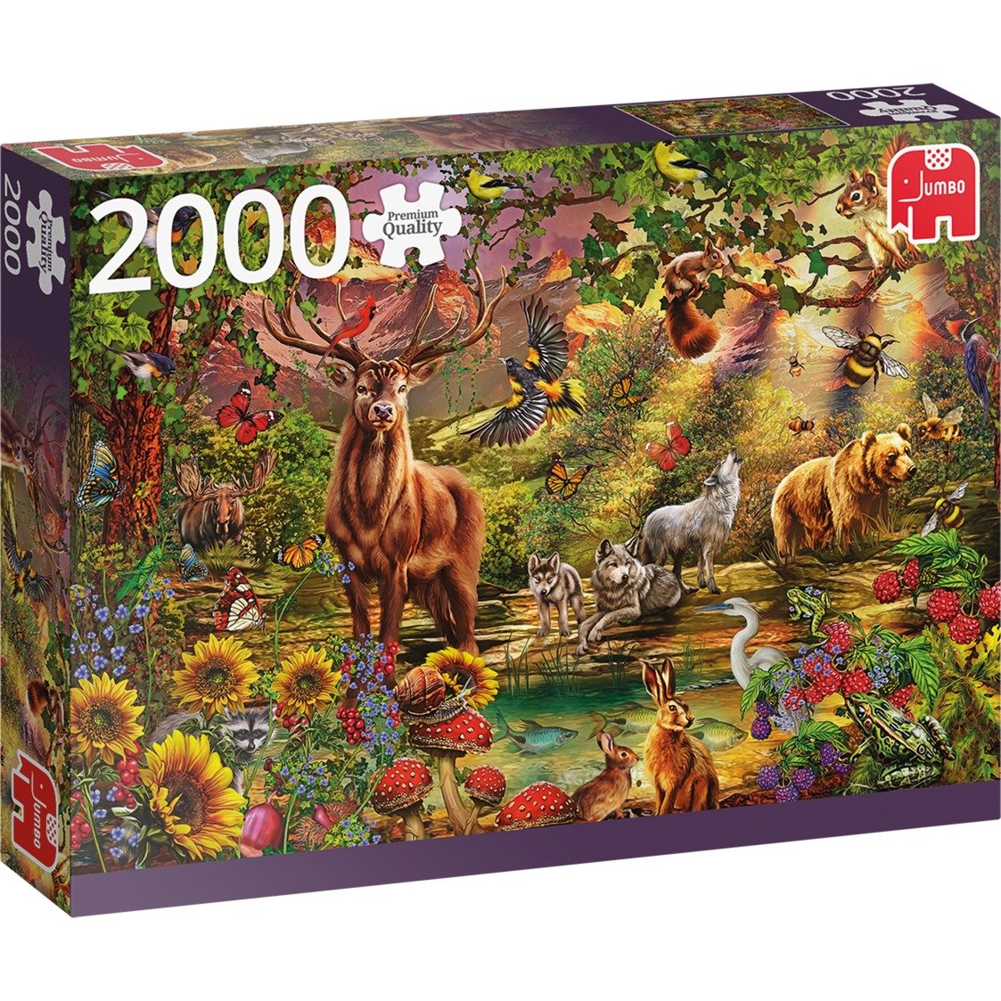 Image of Alternate - Puzzle Zauberwald bei Sonnenuntergang online einkaufen bei Alternate