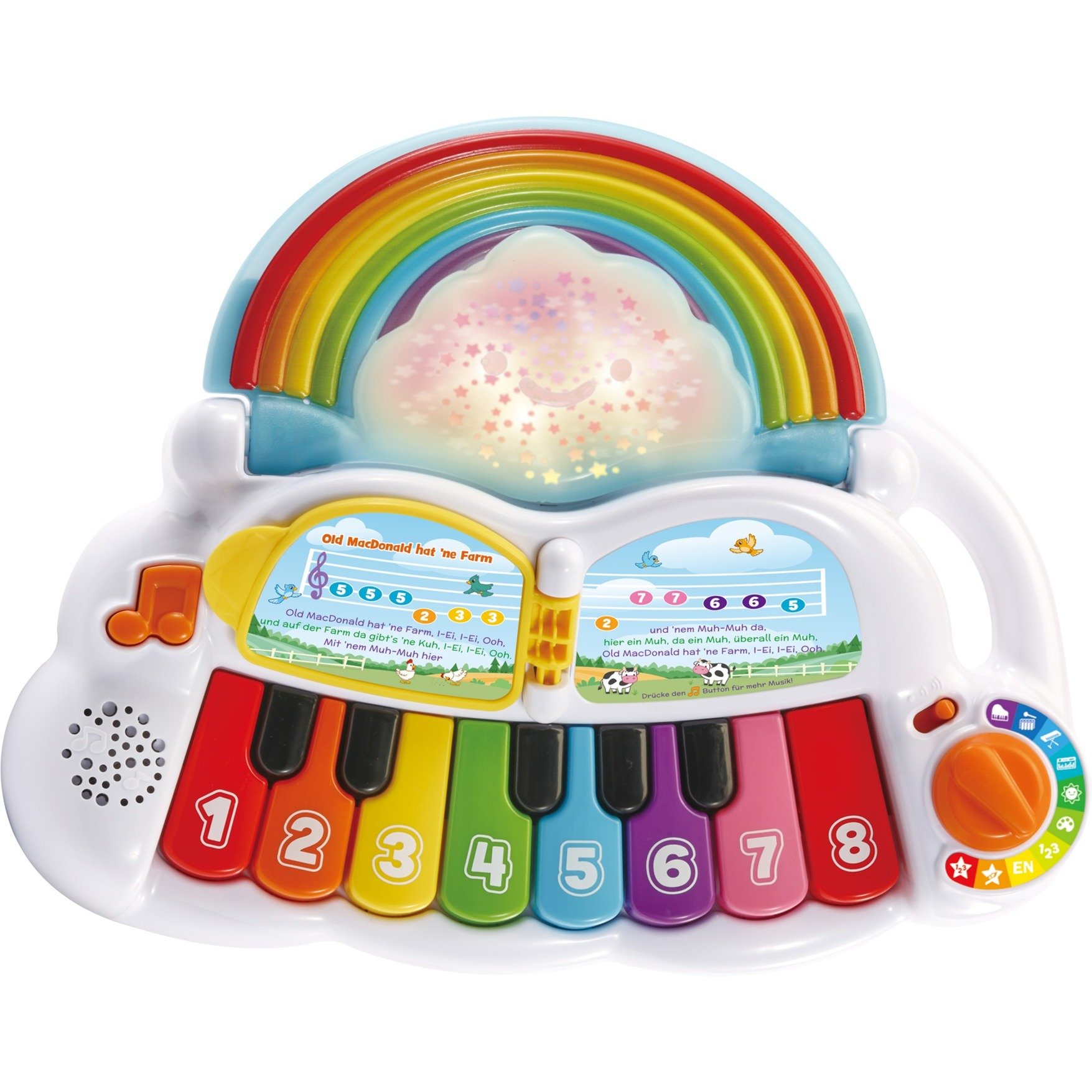 Image of Alternate - Babys Regenbogen-Keyboard, Musikspielzeug online einkaufen bei Alternate