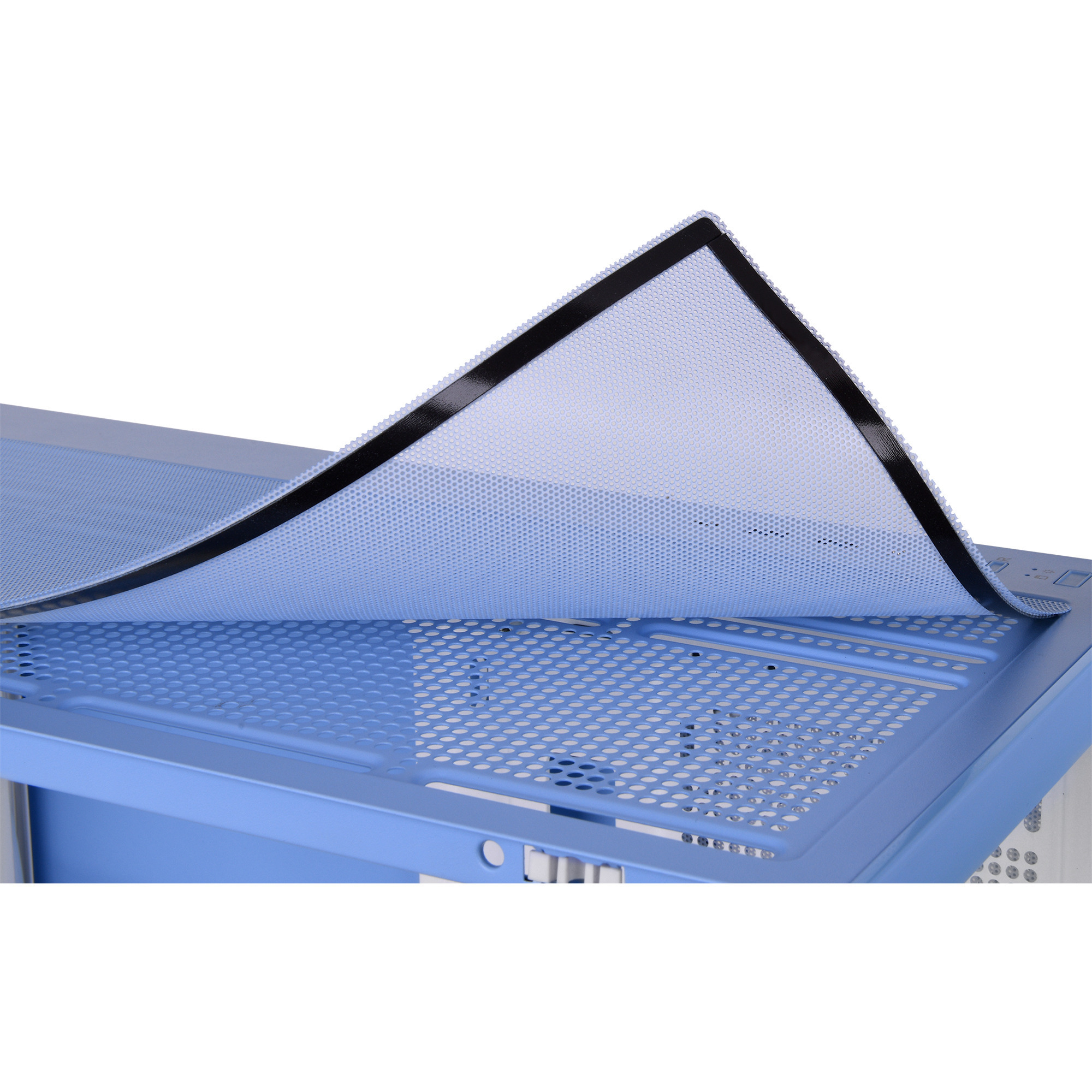 Thermaltake View 270 Plus TG ARGB , Tower-Gehäuse hellblau, Tempered Glass x 2