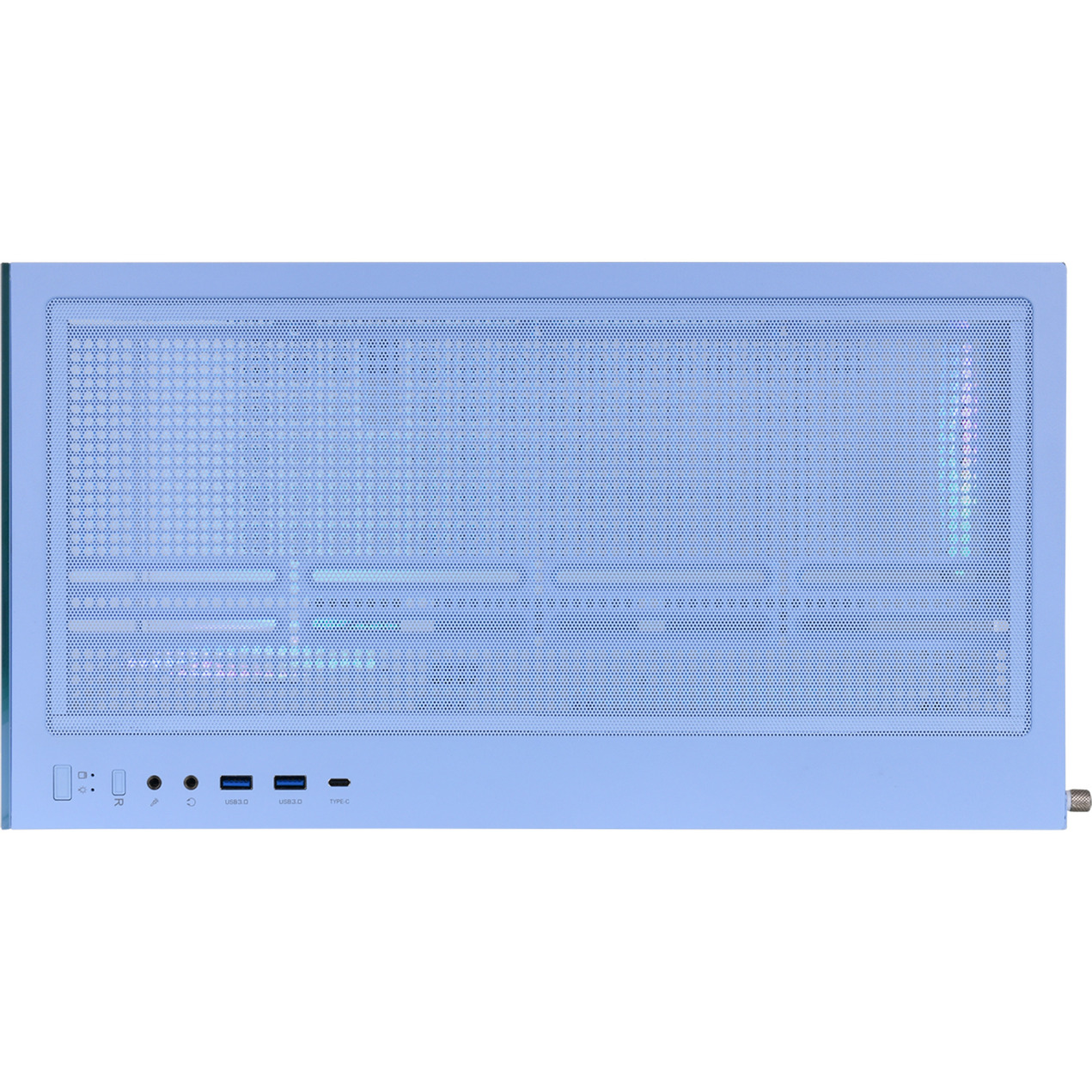 Thermaltake View 270 Plus TG ARGB , Tower-Gehäuse hellblau, Tempered Glass x 2