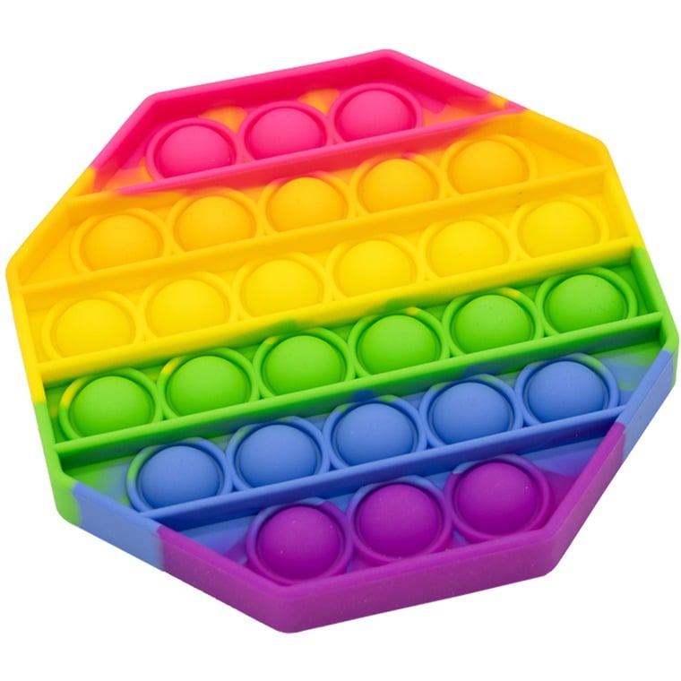 Image of Alternate - Bubble Fidget - Octagon rainbow, Geschicklichkeitsspiel online einkaufen bei Alternate