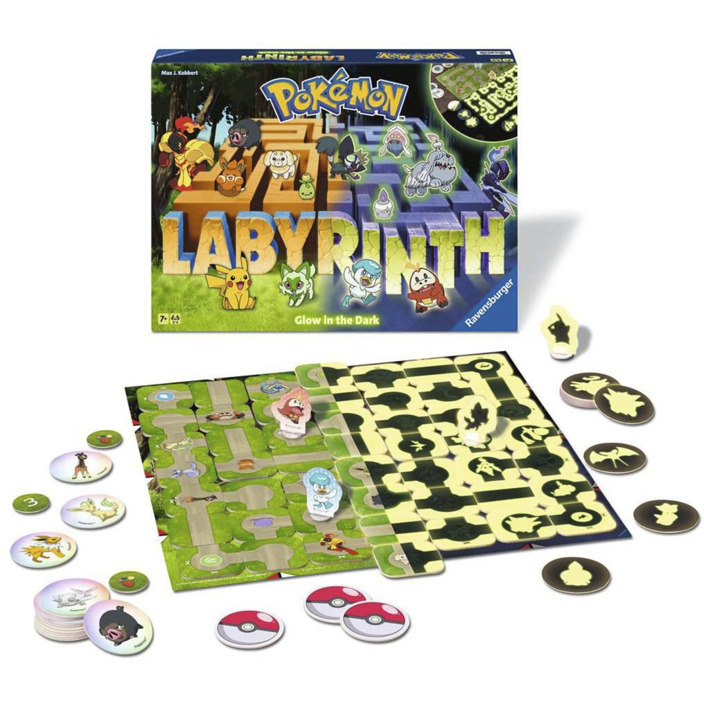 Ravensburger Pokémon Labyrinth Glow in the Dark, Brettspiel
