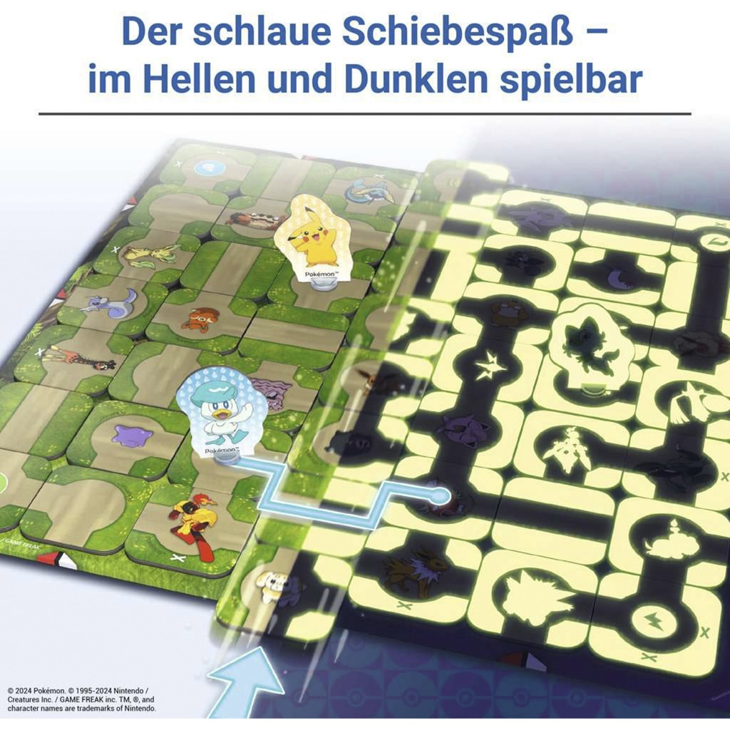 Ravensburger Pokémon Labyrinth Glow in the Dark, Brettspiel