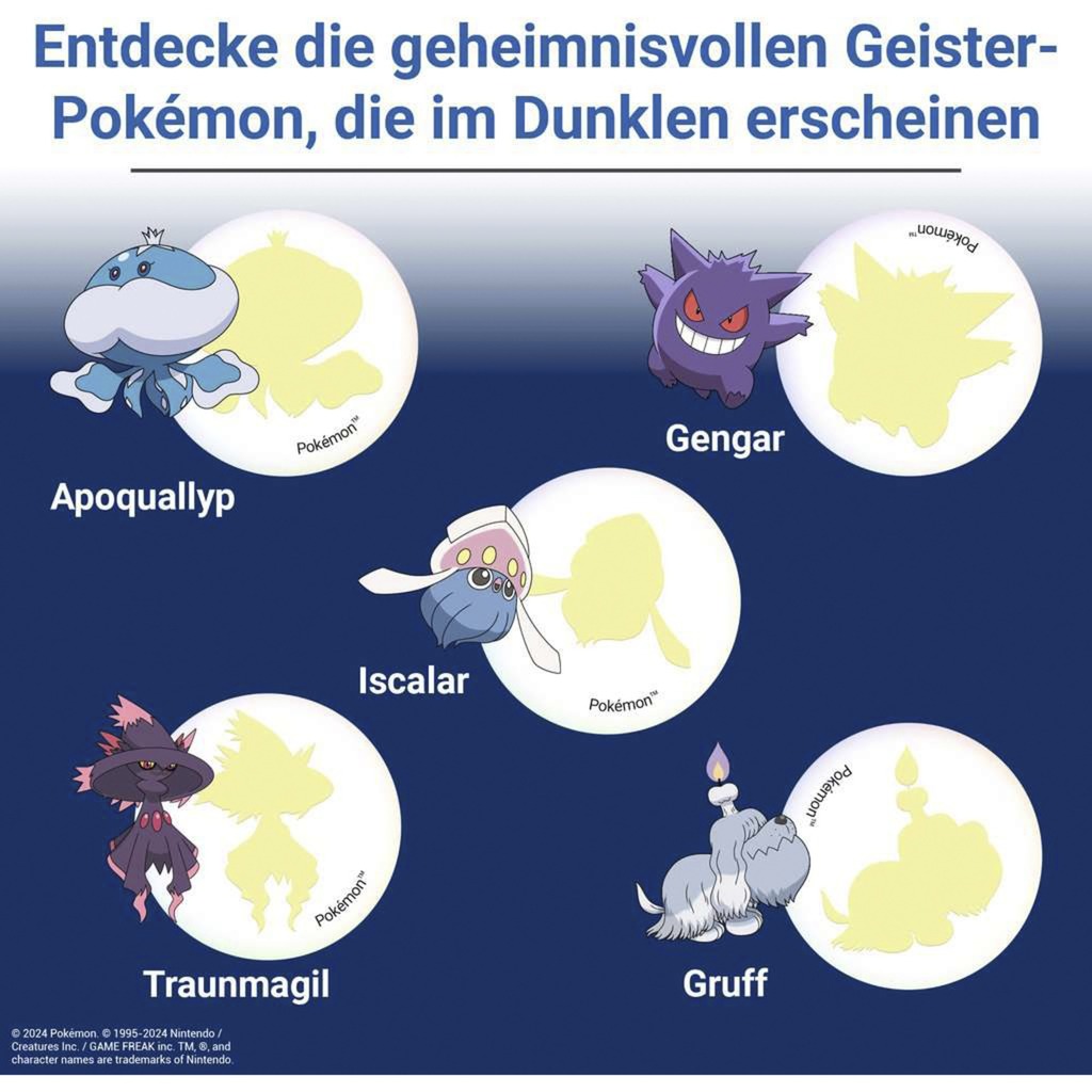 Ravensburger Pokémon Labyrinth Glow in the Dark, Brettspiel