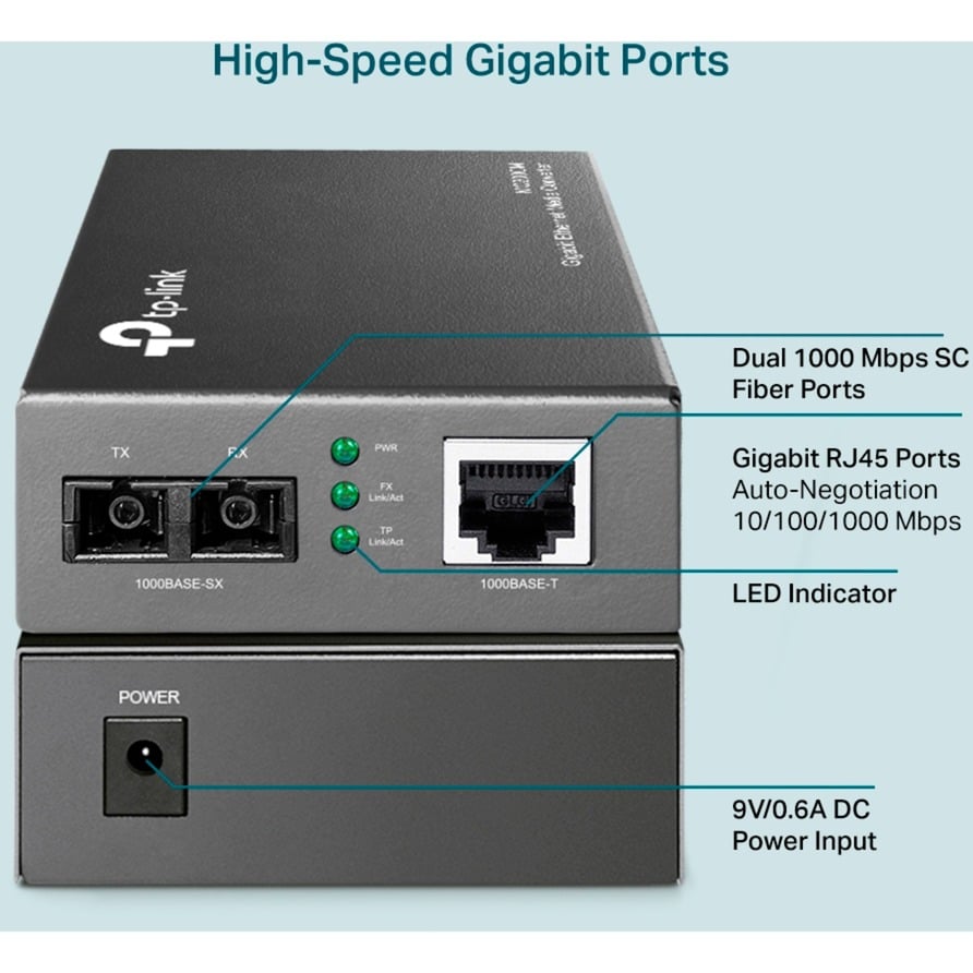 TP-Link MC200CM, Konverter grau