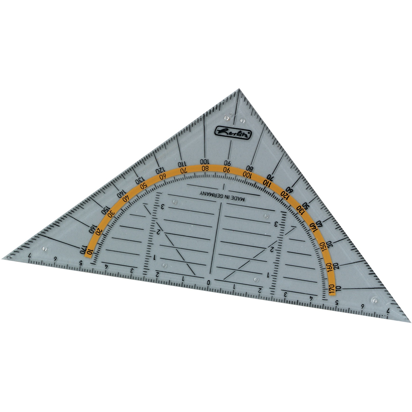 Image of Alternate - Geo-Dreieck aus Kunststoff 16 Zentimeter, Geodreieck online einkaufen bei Alternate