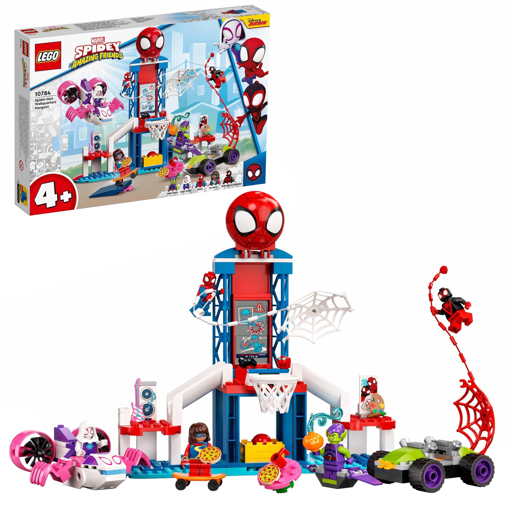 Image of Alternate - 10784 Marvel Spidey und seine Super-Freunde: Spider-Mans Hauptquartier, Konstruktionsspielzeug online einkaufen bei Alternate