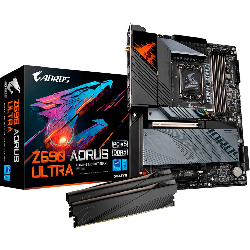 Image of Alternate - Z690 AORUS ULTRA + DIMM 32 GB DDR5-5200 Kit GP-ARS32G52D5, PC-Aufrüstkit online einkaufen bei Alternate