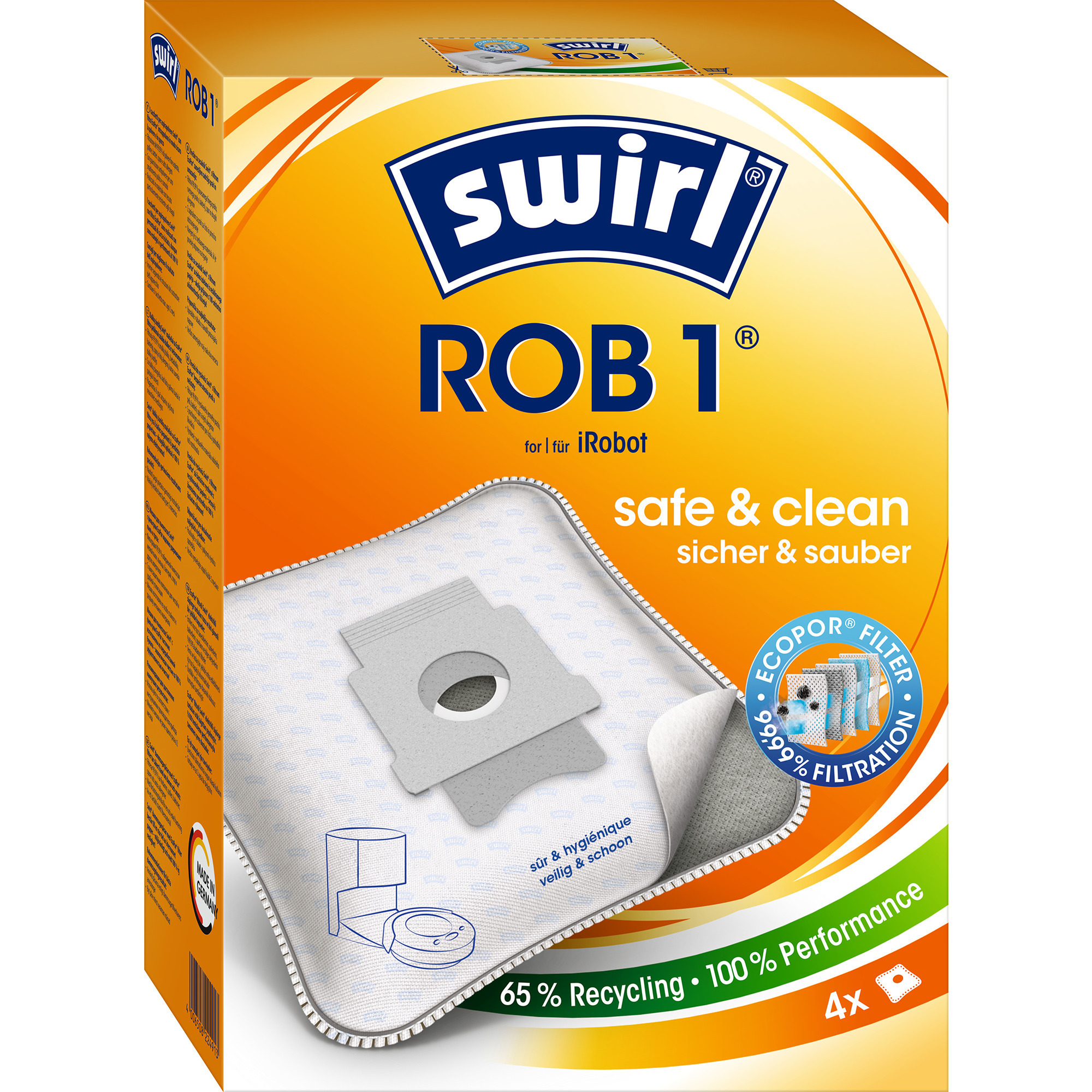 Staubsaugerbeutel ROB 1 EcoPor