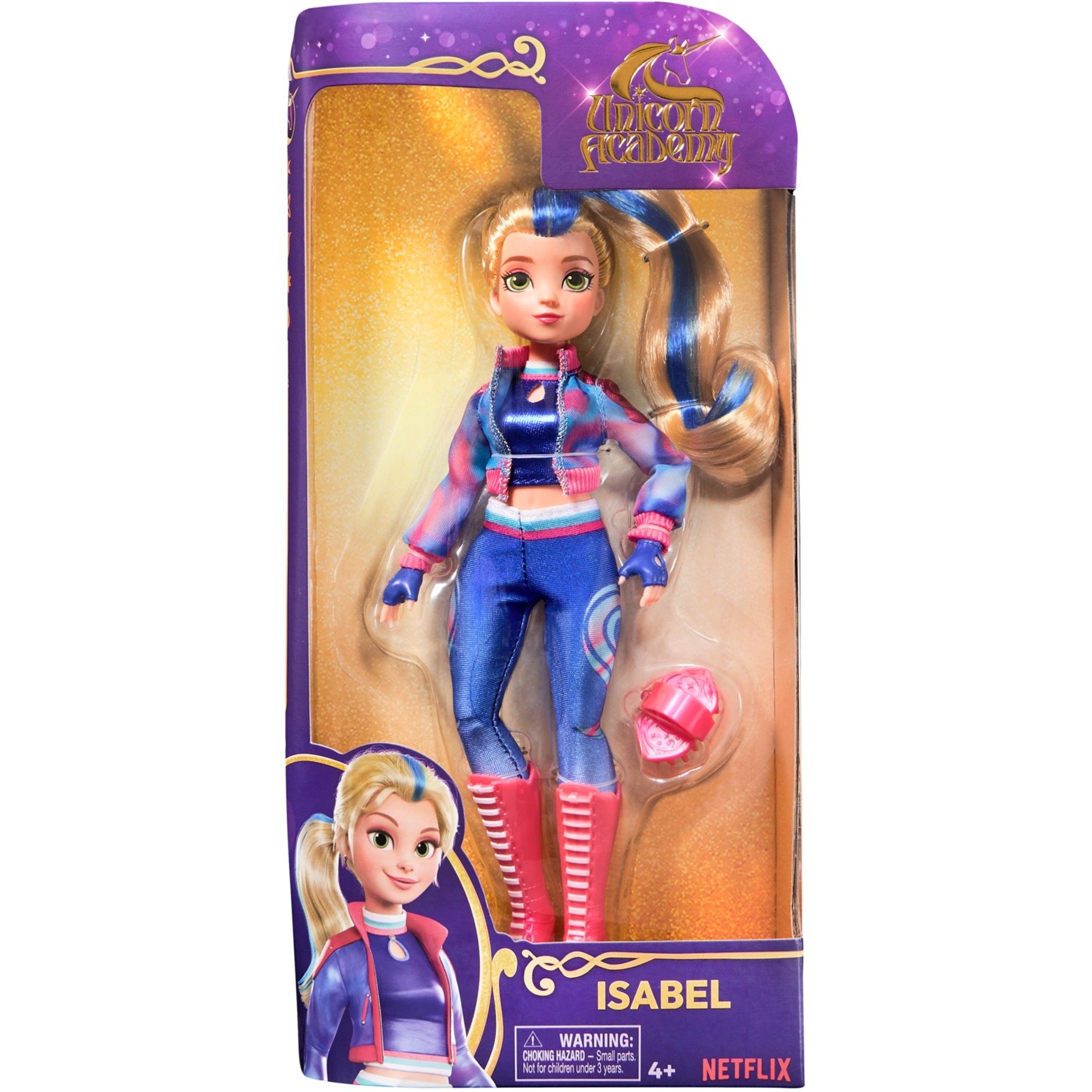 Spin Master Unicorn Academy - Ankleidepuppe Isabel