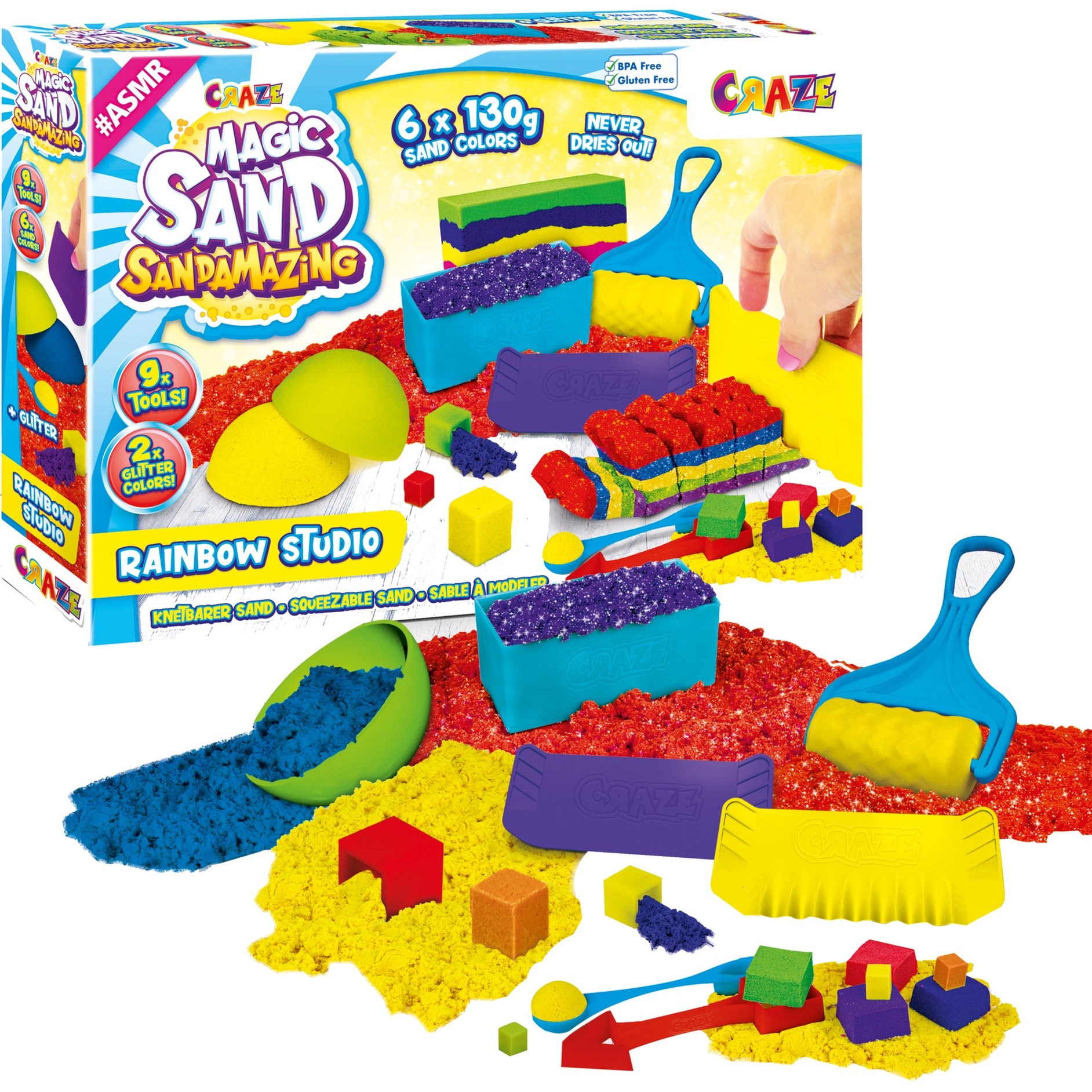 Image of Alternate - Magic Sand Sandamazing Rainbow Studio, Spielsand online einkaufen bei Alternate