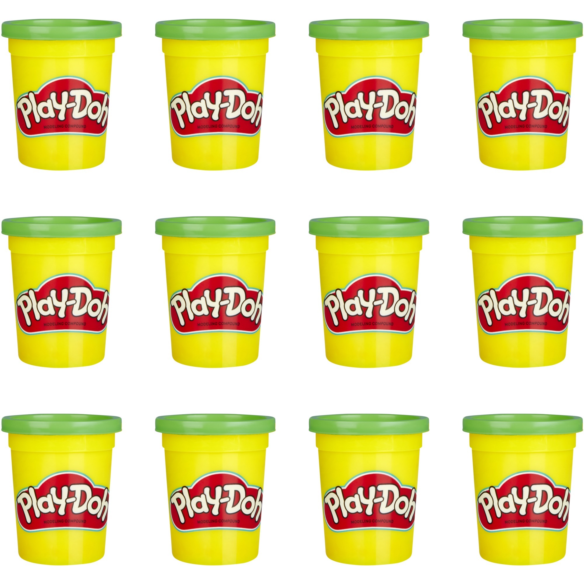 Image of Alternate - Play-Doh 12er-Pack mit grüner Spielknete, Kneten online einkaufen bei Alternate