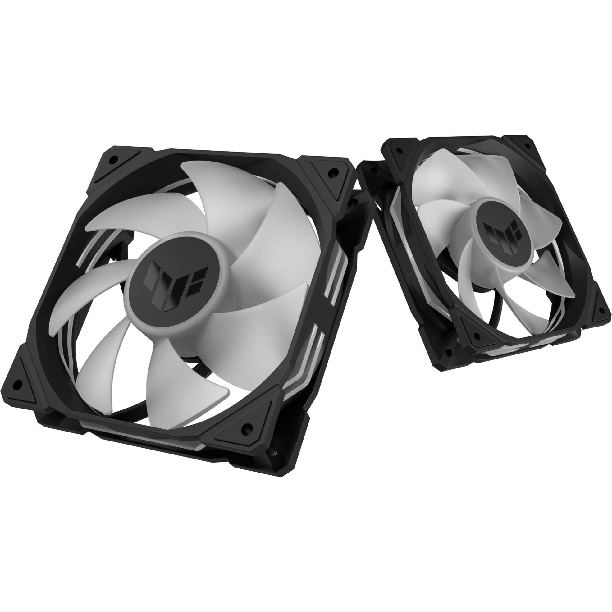 ASUS TUF GAMING TR120 ARGB, Gehäuselüfter schwarz/transparent, Reverse Blade, 3er Pack, 120 mm