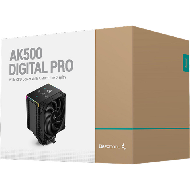 DeepCool AK500 Digital Pro, CPU-Kühler schwarz, 120 mm