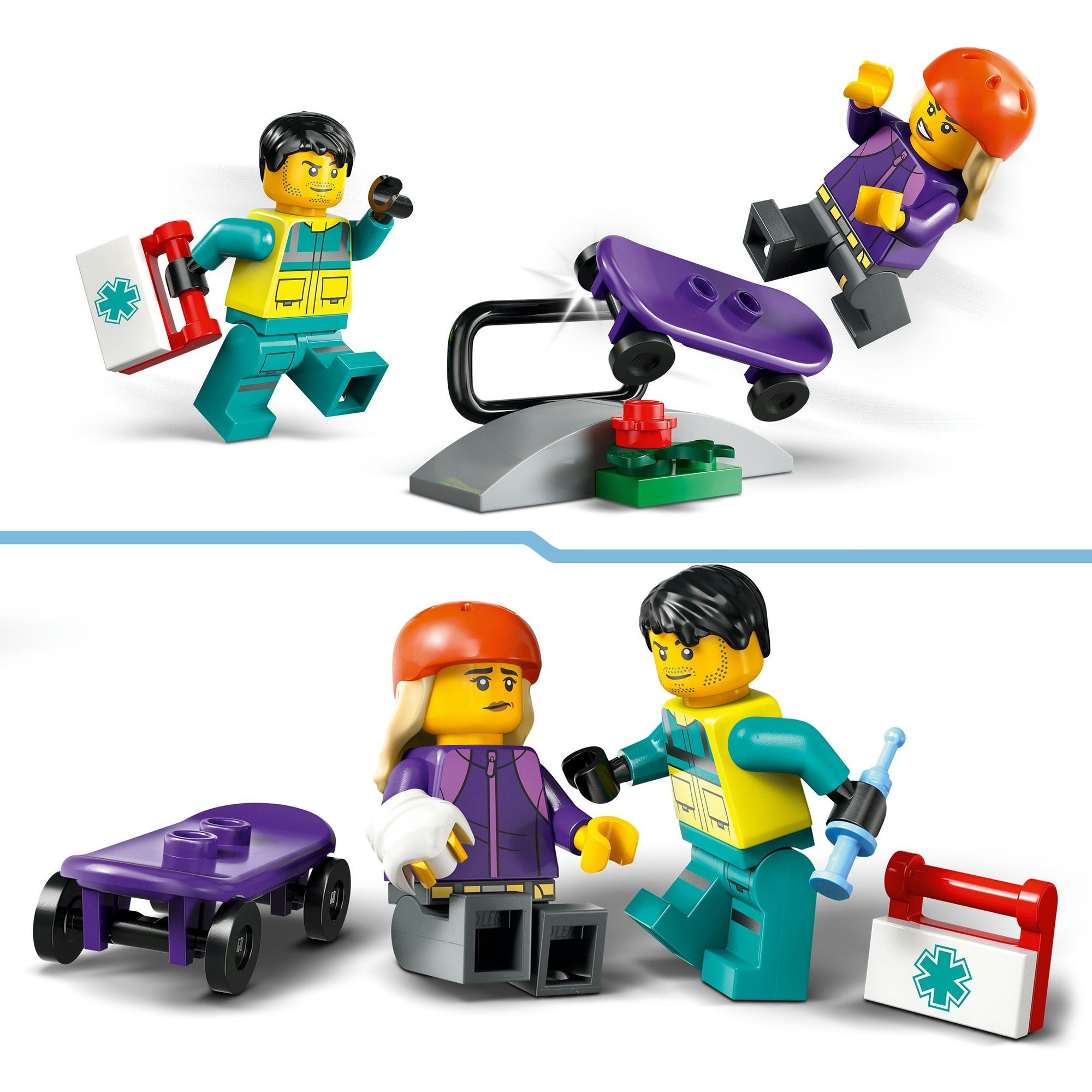 LEGO 60451 City Rettungswagen, Konstruktionsspielzeug
