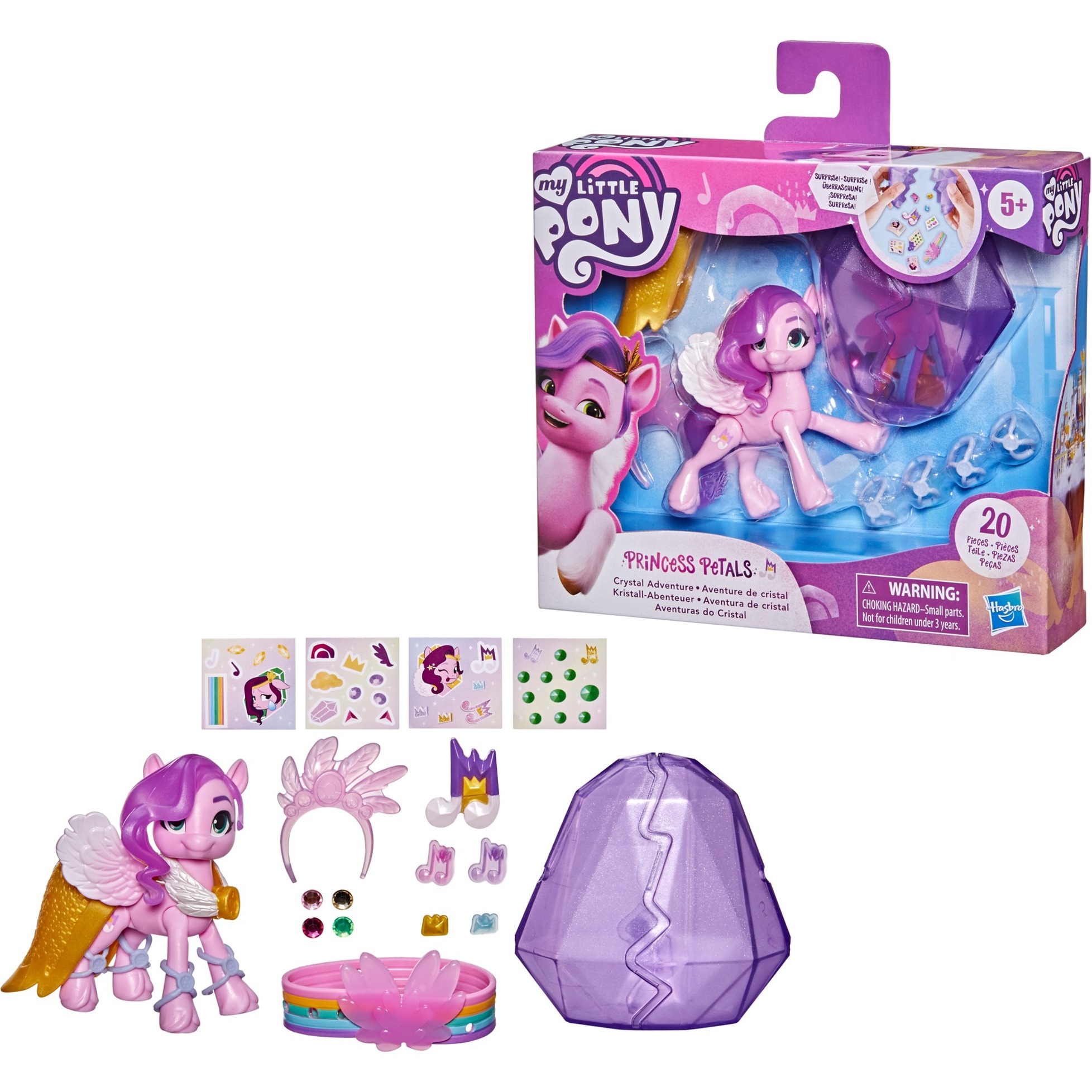 Image of Alternate - My Little Pony - A New Generation Kristall-Abenteuer Princess Petals, Spielfigur online einkaufen bei Alternate