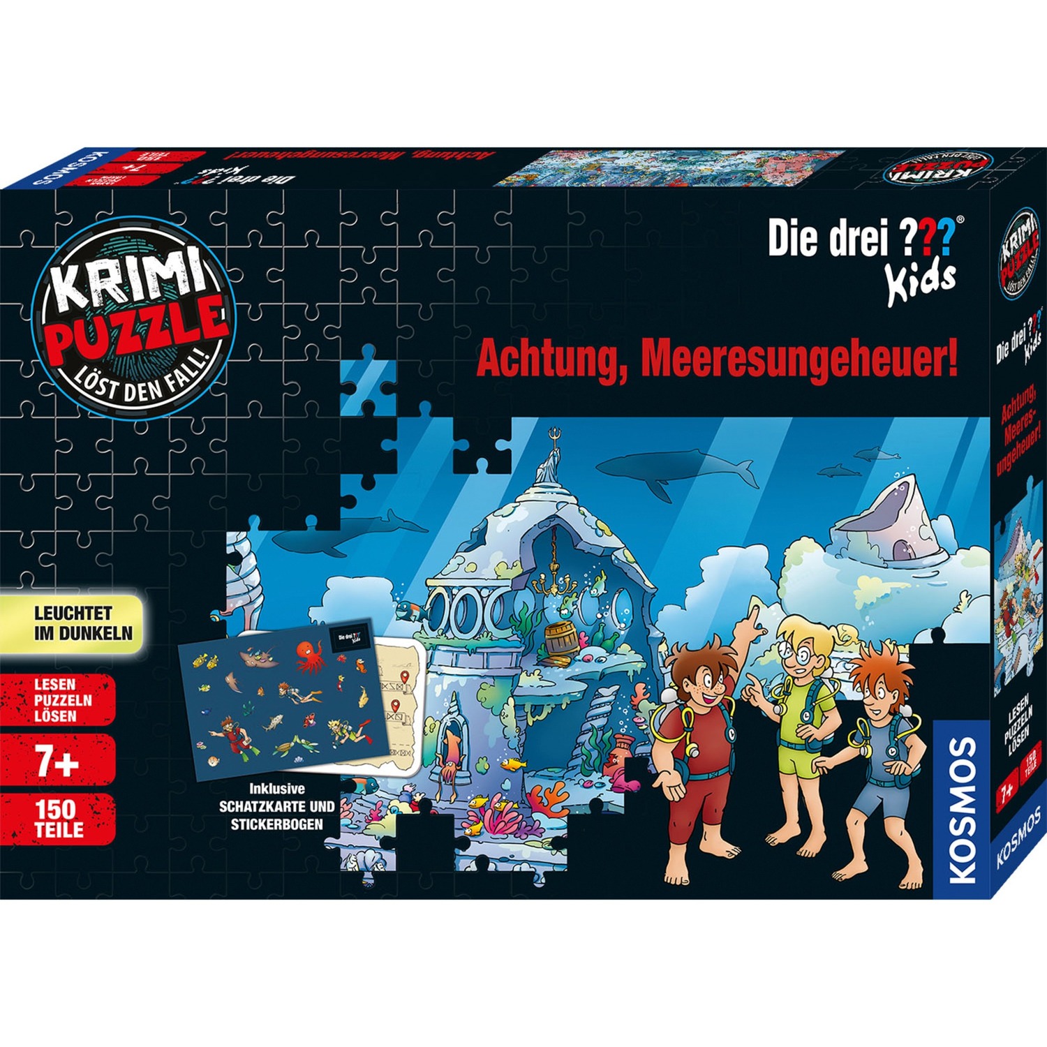 Image of Alternate - Krimi-Puzzle: Die drei ??? Kids - Achtung, Meeresungeheuer! online einkaufen bei Alternate