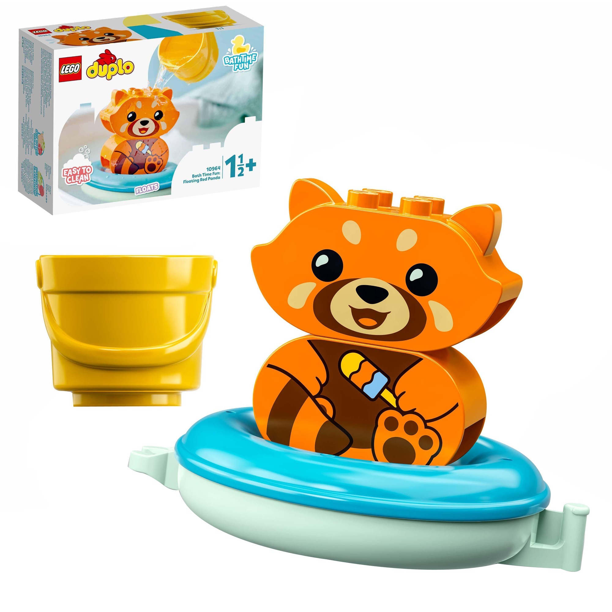 Image of Alternate - 10964 DUPLO Badewannenspaß: Schwimmender Panda, Konstruktionsspielzeug online einkaufen bei Alternate