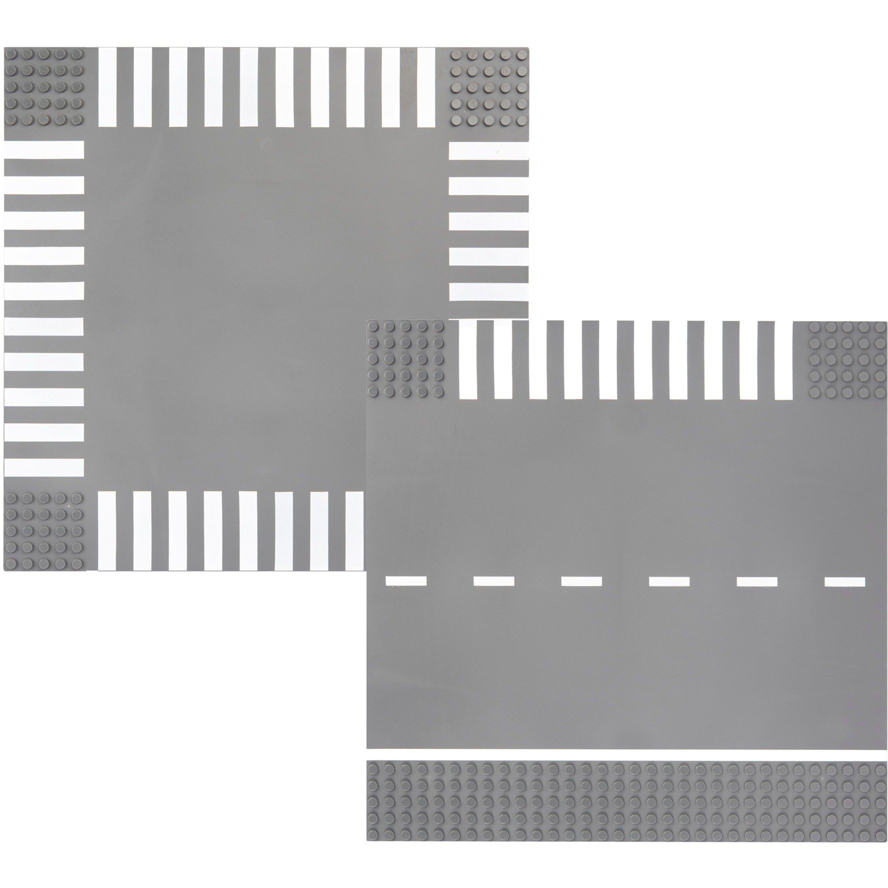 Image of Alternate - Straßenplatte 32x32 Kreuzung und Abbiegung, Konstruktionsspielzeug online einkaufen bei Alternate