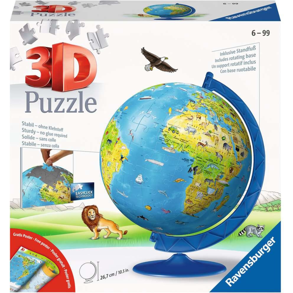Image of Alternate - 3D Puzzle-Ball Kinderglobus in deutscher Sprache online einkaufen bei Alternate