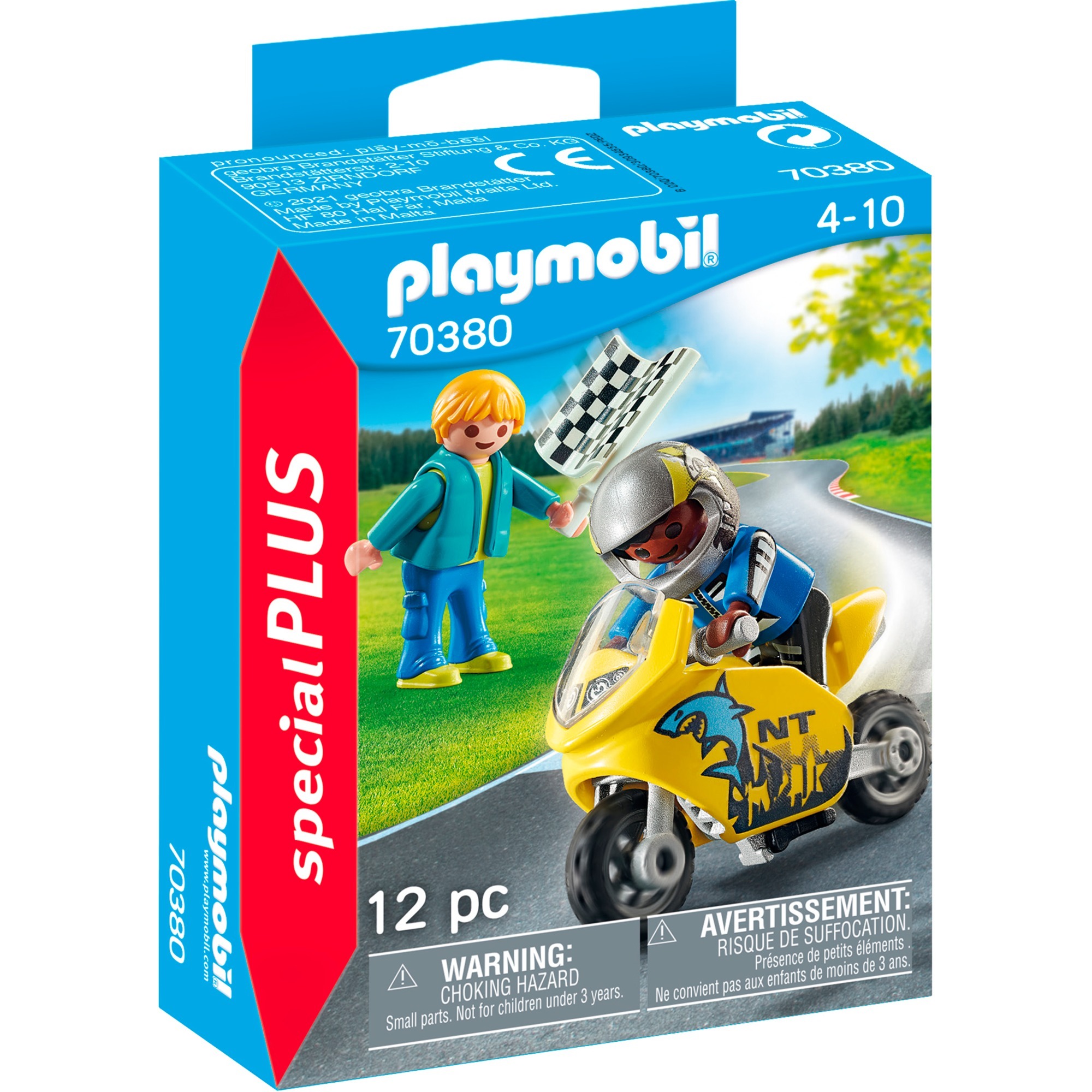 Image of Alternate - 70380 Jungs mit Racingbike, Konstruktionsspielzeug online einkaufen bei Alternate