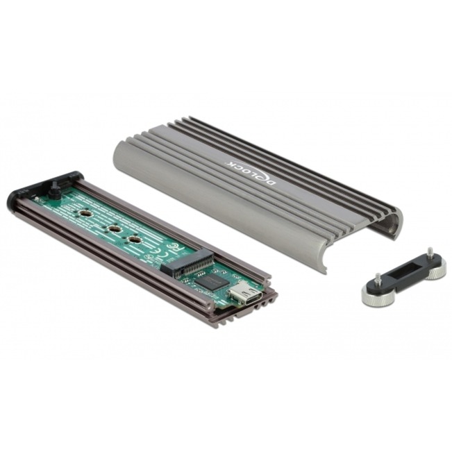 Image of Alternate - Externes Gehäuse M.2 PCIe mit USB 3.2 Gen 2x2 USB-C, Laufwerksgehäuse online einkaufen bei Alternate