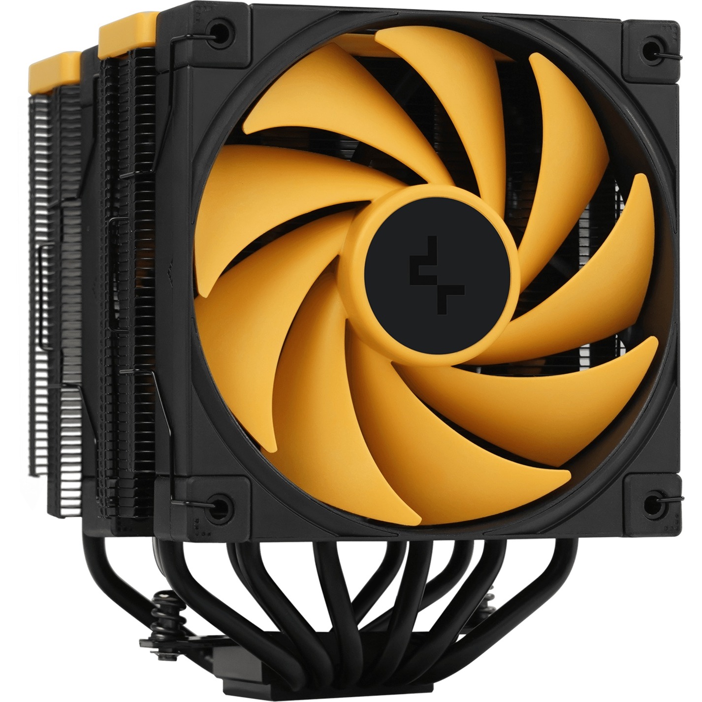DeepCool AK620 ZERO DARK ZORIA, CPU-Kühler schwarz/orange, 120 mm