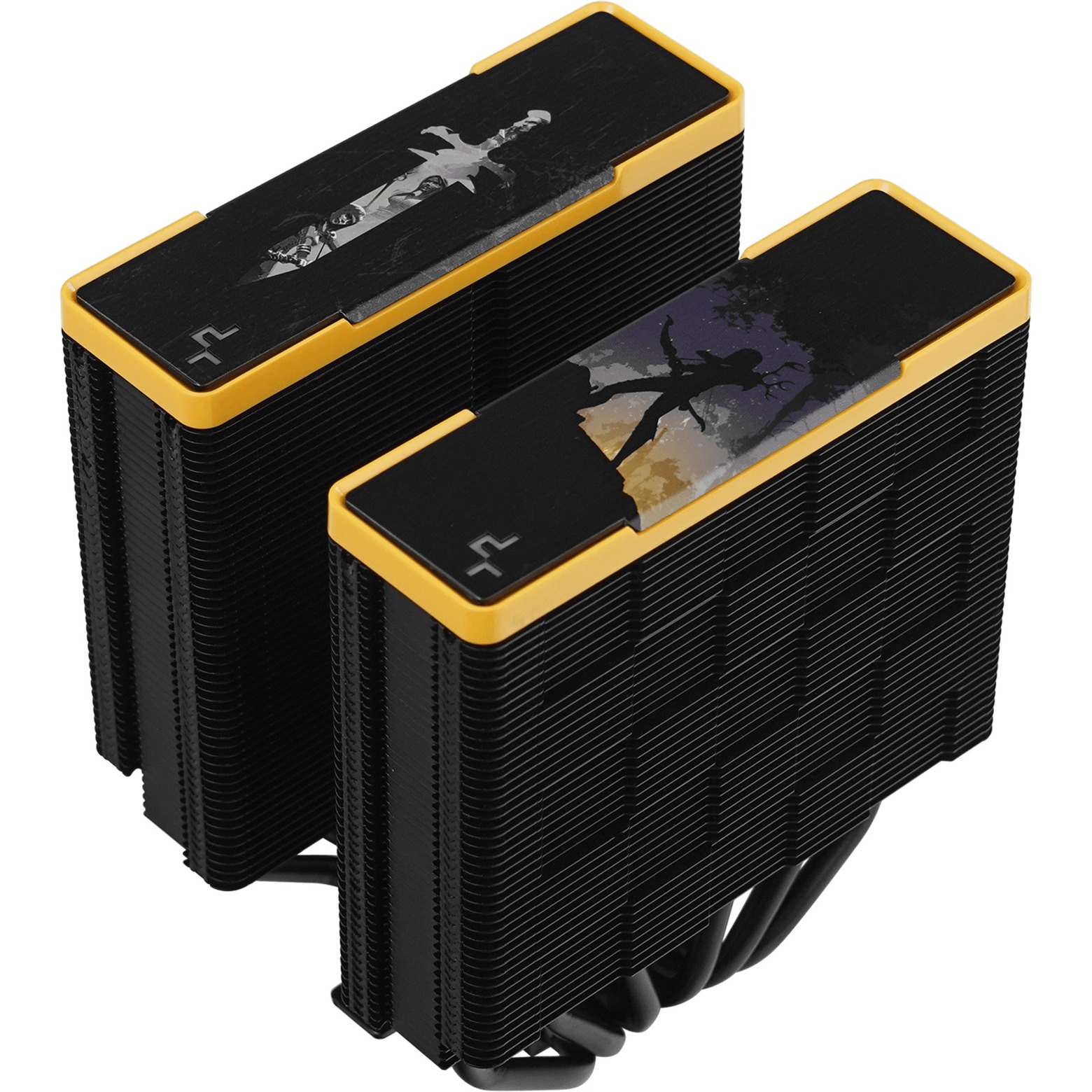 DeepCool AK620 ZERO DARK ZORIA, CPU-Kühler schwarz/orange, 120 mm