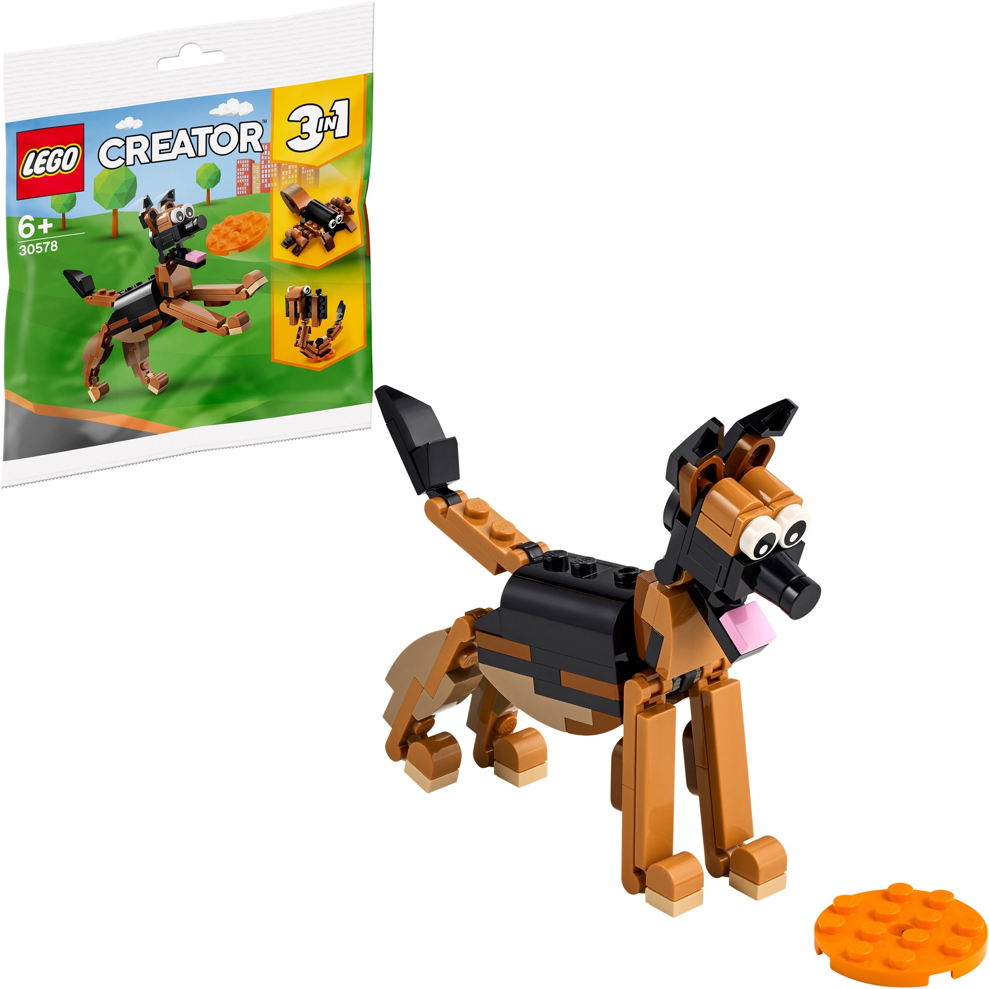 Image of Alternate - 30578 Creator Deutscher Schäferhund, Konstruktionsspielzeug online einkaufen bei Alternate