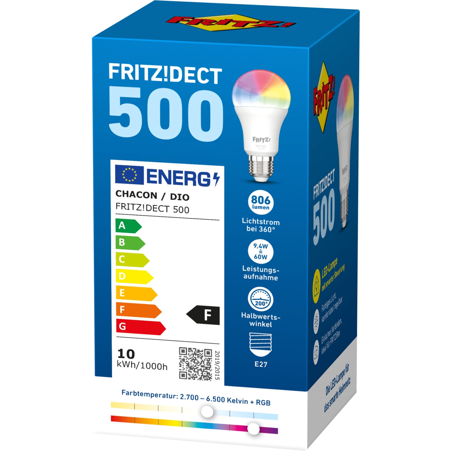 Image of Alternate - FRITZ!DECT 500, LED-Lampe online einkaufen bei Alternate