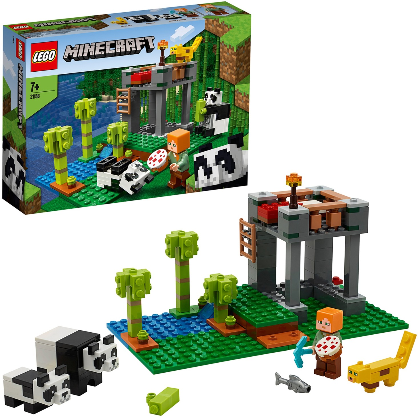Image of Alternate - 21158 Minecraft Der Panda-Kindergarten, Konstruktionsspielzeug online einkaufen bei Alternate