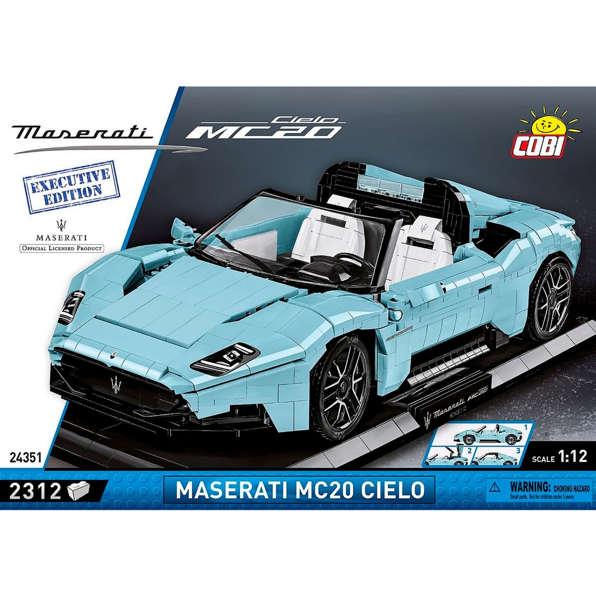 COBI Maserati MC20 Cielo Executive Edition, Konstruktionsspielzeug Maßstab 1:12